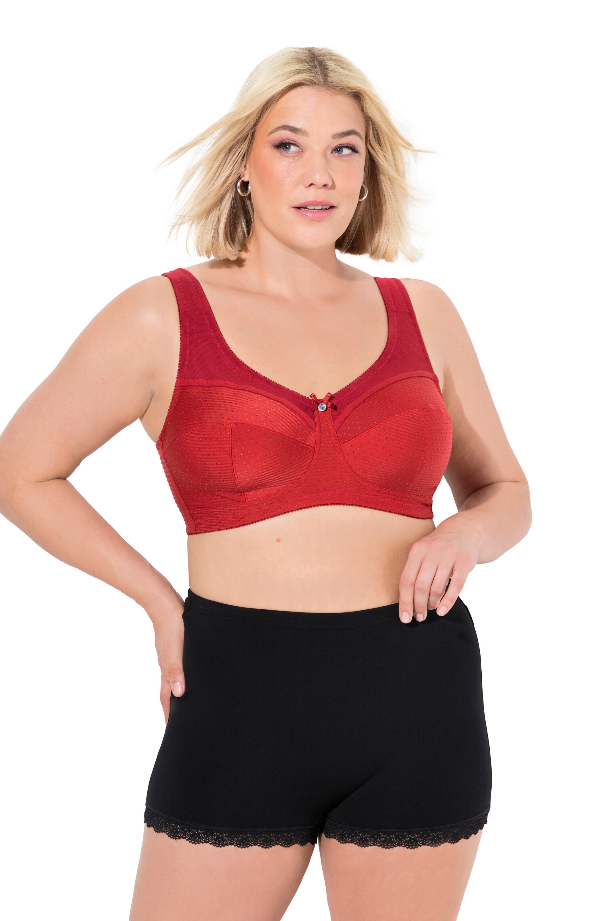 Ulla Popken Slip in Rood: voorkant