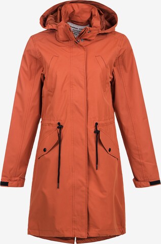 Weather Report Outdoor Jacket 'BRIELLE W-PRO 5000' in Brown: front