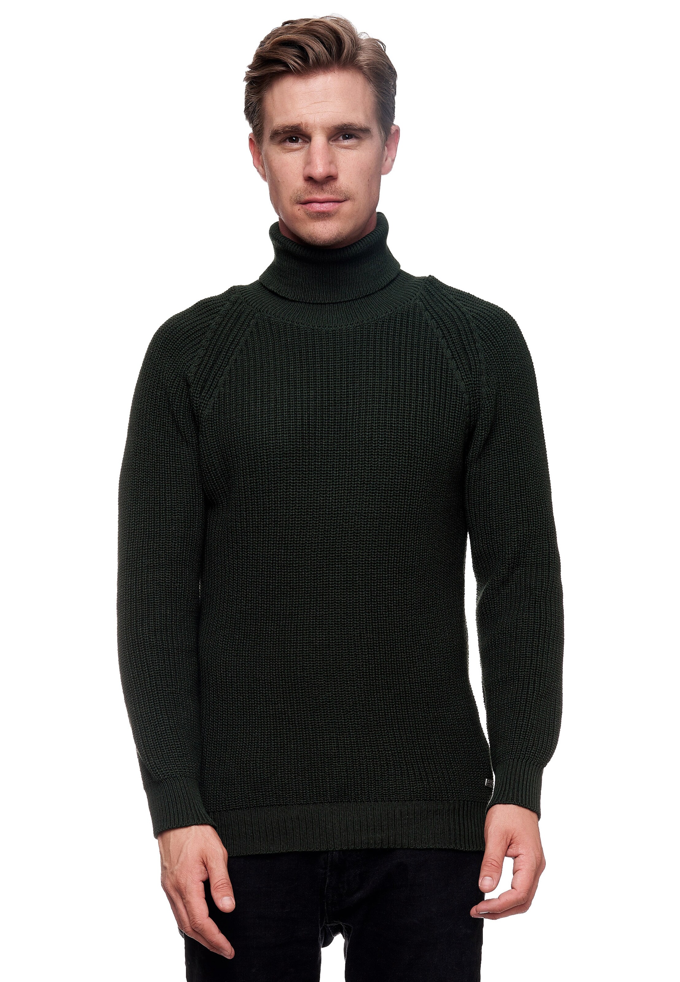 Rusty Neal Pullover in Grün: Vorderseite