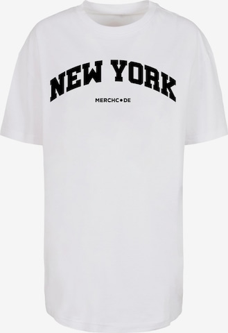 Merchcode Shirt 'New York' in White: front