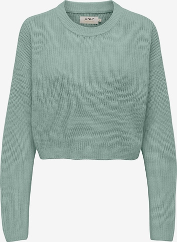 Pull-over 'ONLMALAVI' ONLY en vert : devant