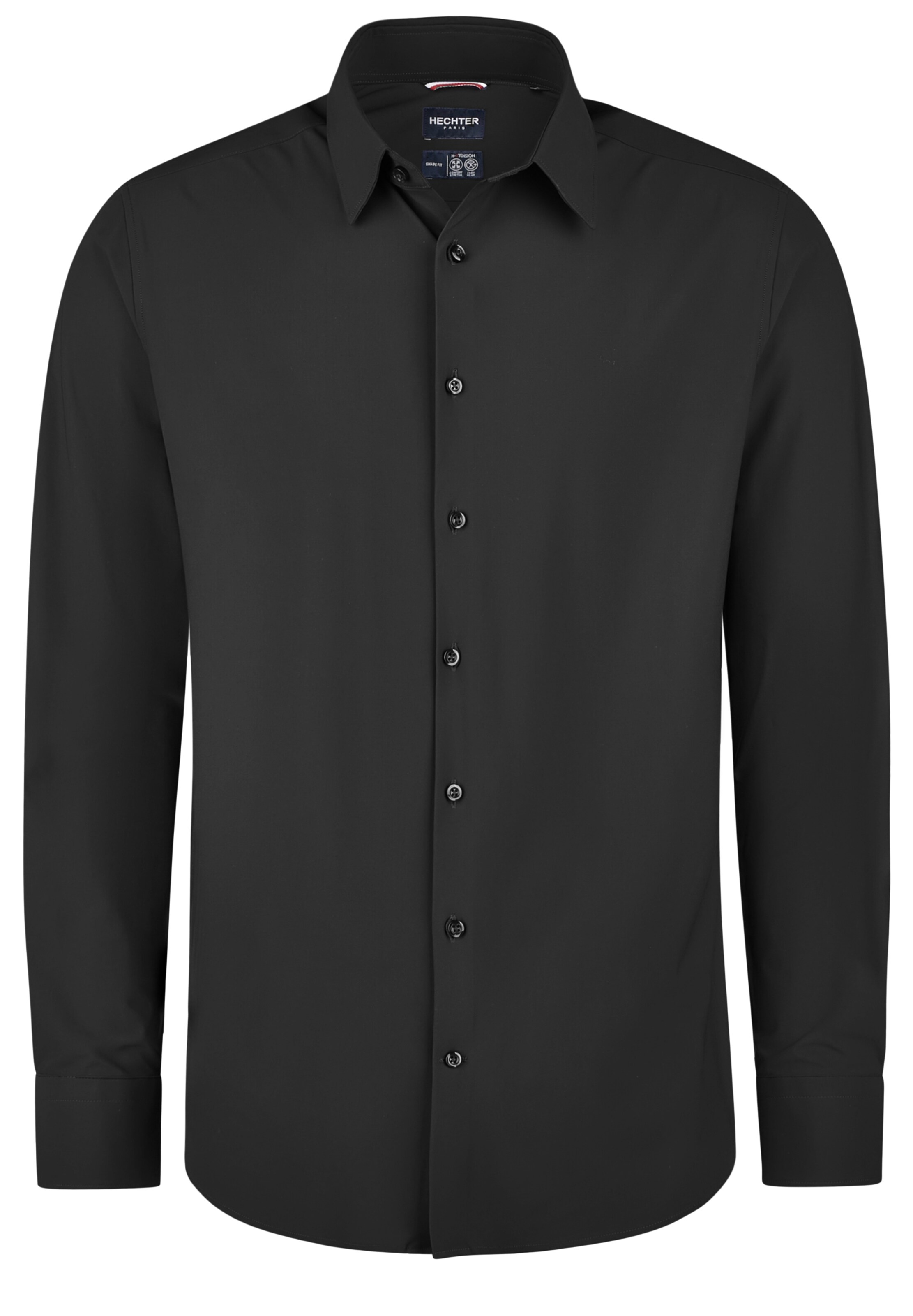HECHTER PARIS Hemd in Schwarz: Vorderseite