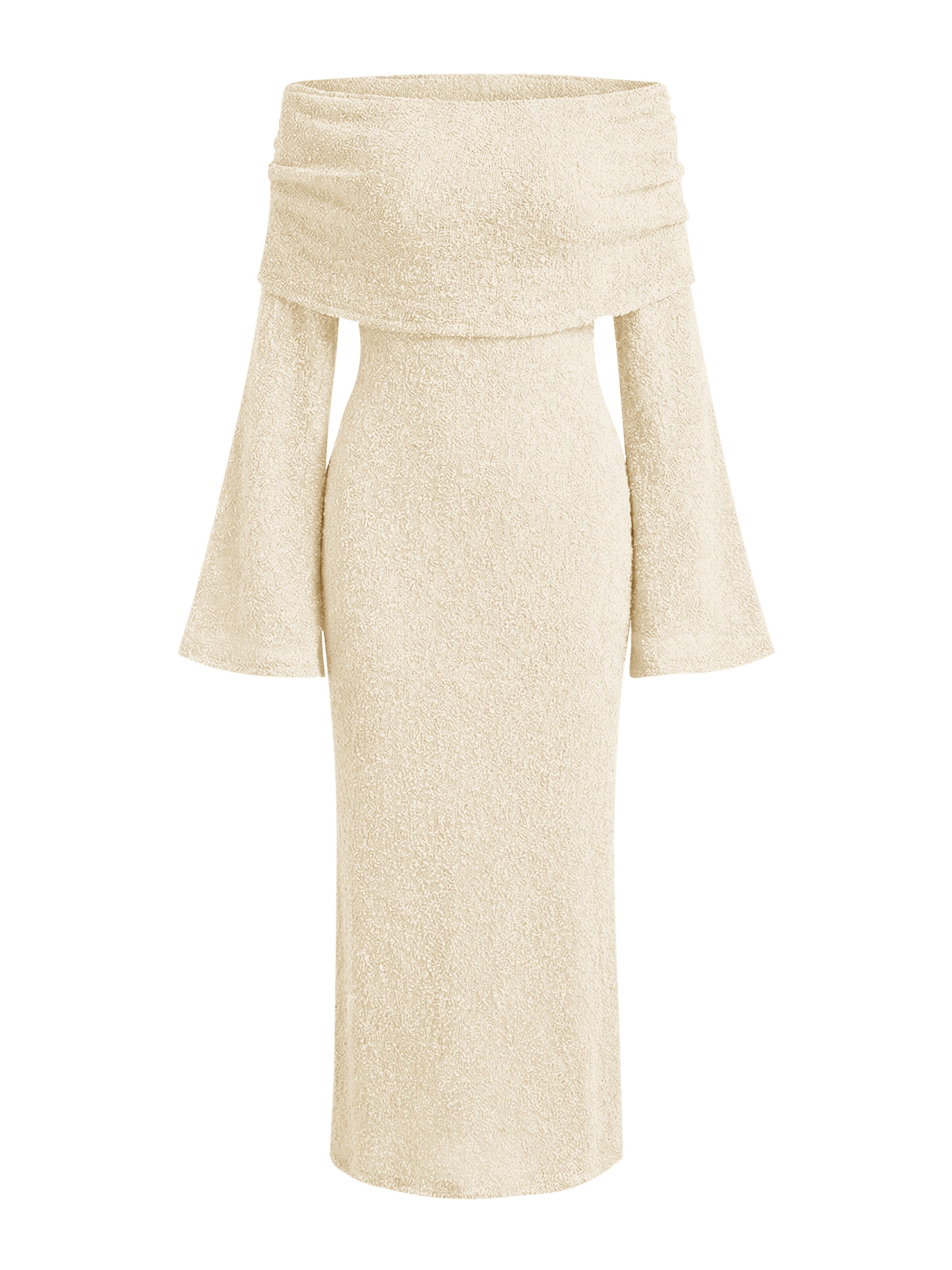 Imily Bela Strikkjole i elfenben, Produktvisning