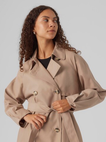 VERO MODA Between-Seasons Coat 'Doreen' in Beige