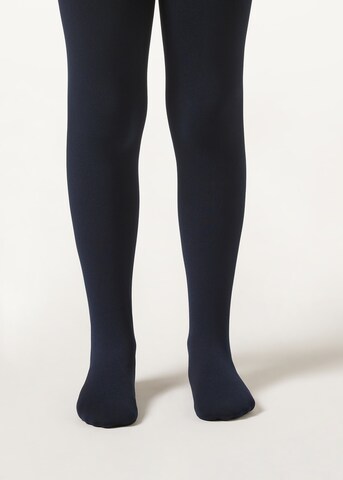 CALZEDONIA Strumpfhosen 'THERMO' in Blau: Vorderseite