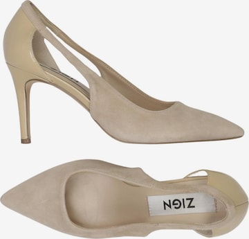 Zign Pumps 38 in Beige: Vorderseite