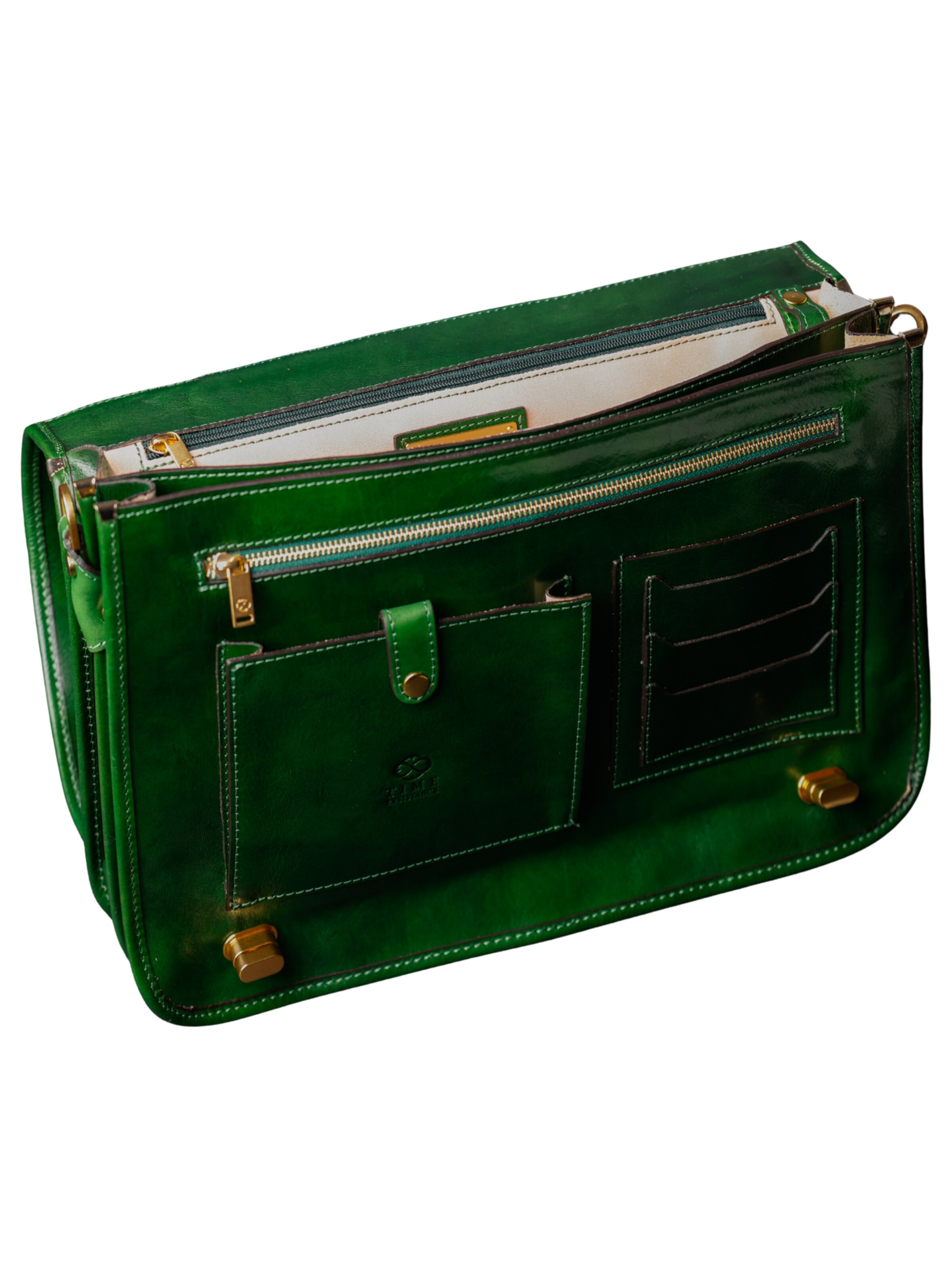 Time Resistance Briefcase 'Illusions' in Green