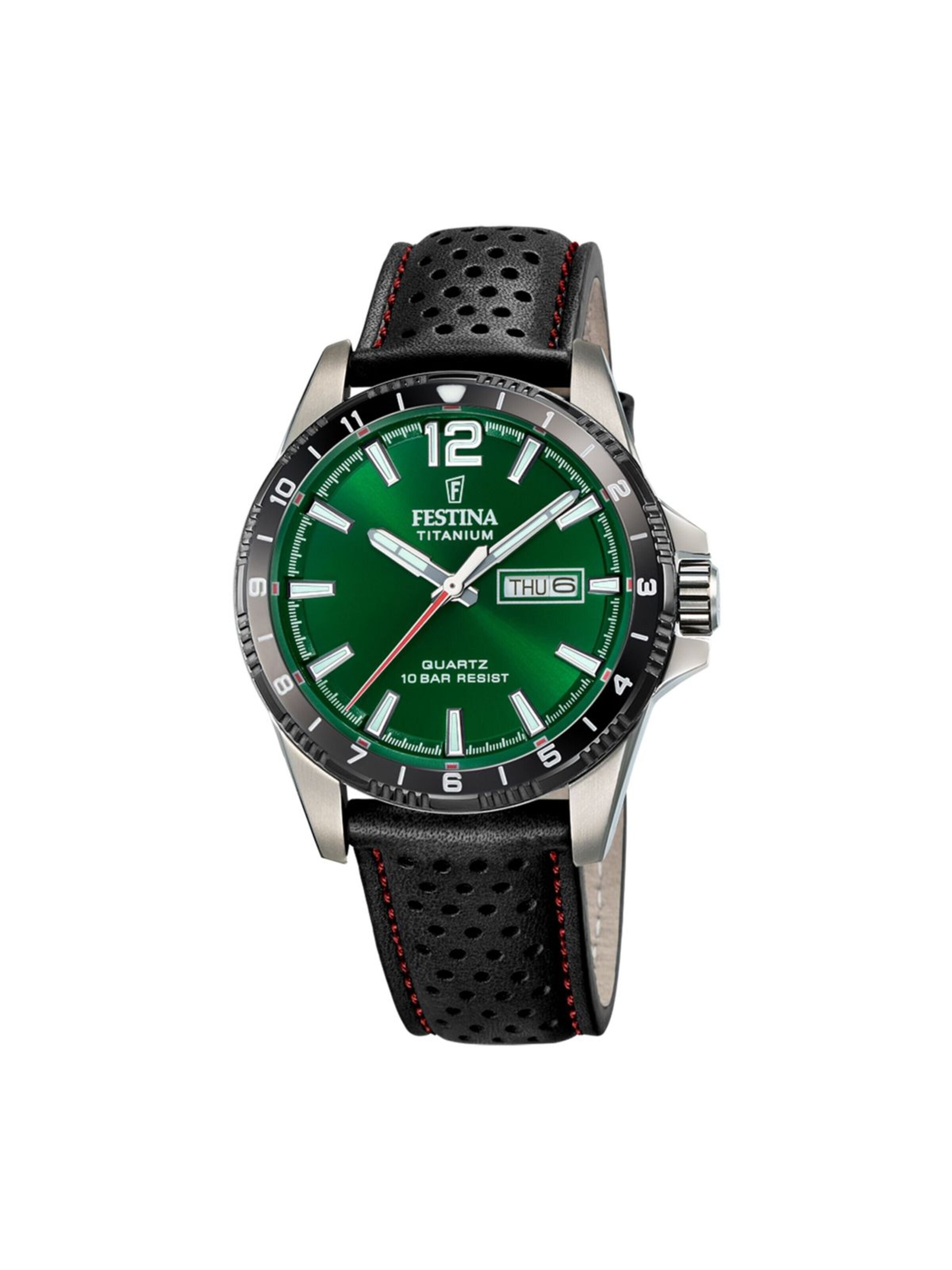 FESTINA Analoog horloge in Groen: voorkant