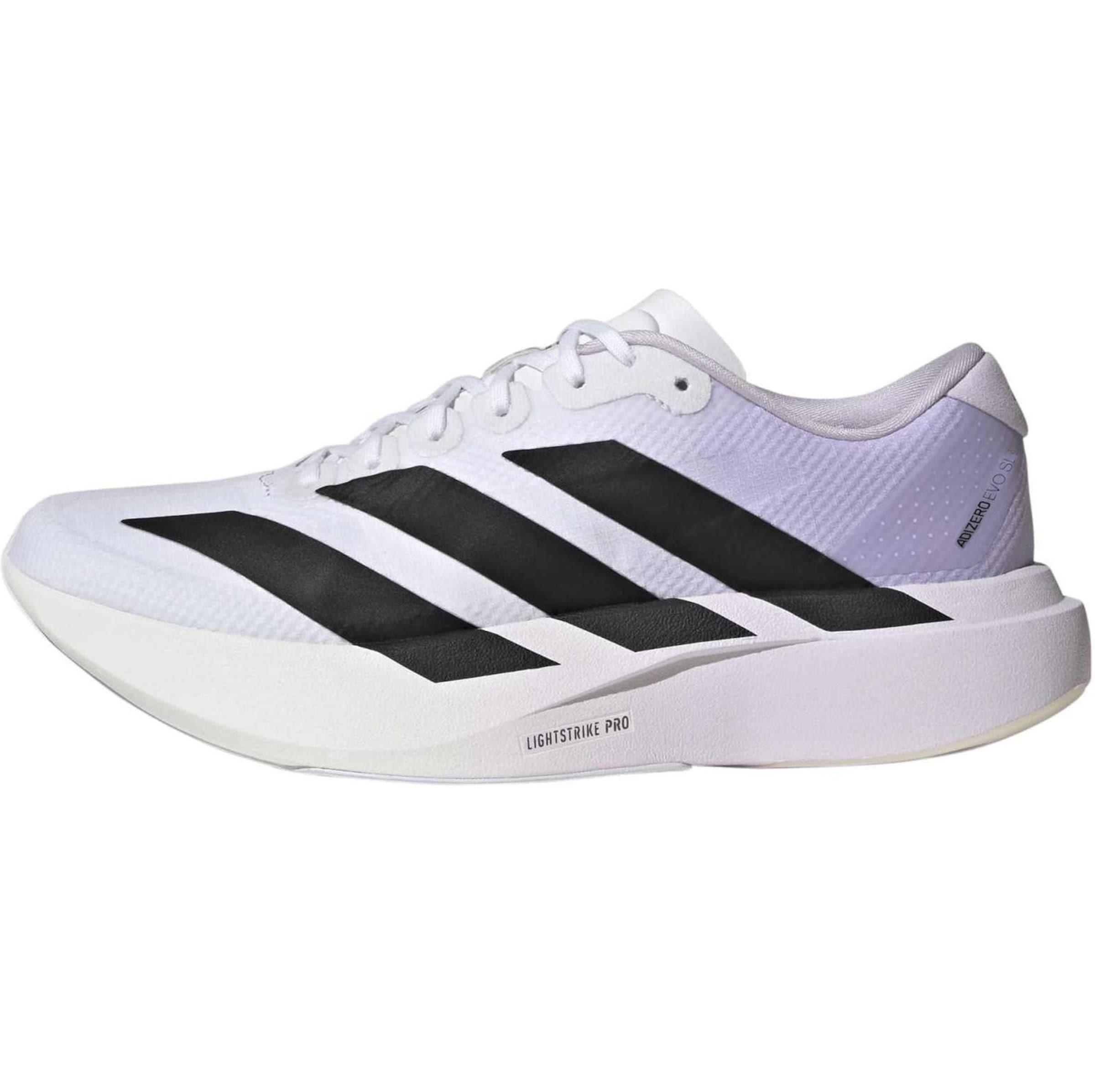 ADIDAS PERFORMANCE Laufschuh 'Adizero Evo SL' in 37,5 in pastelllila / schwarz / offwhite, Produktansicht