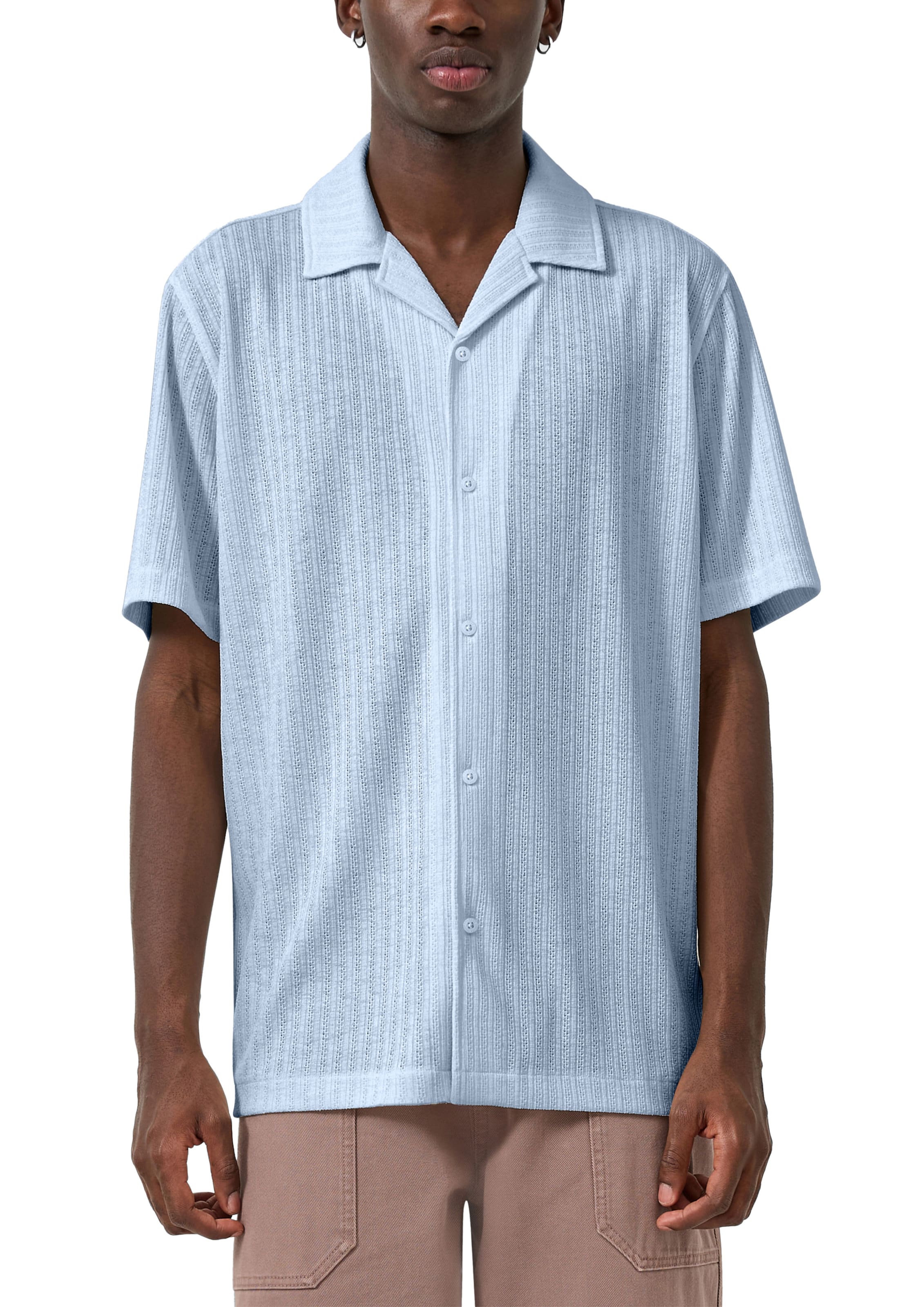 Fit confort Chemise QS en bleu