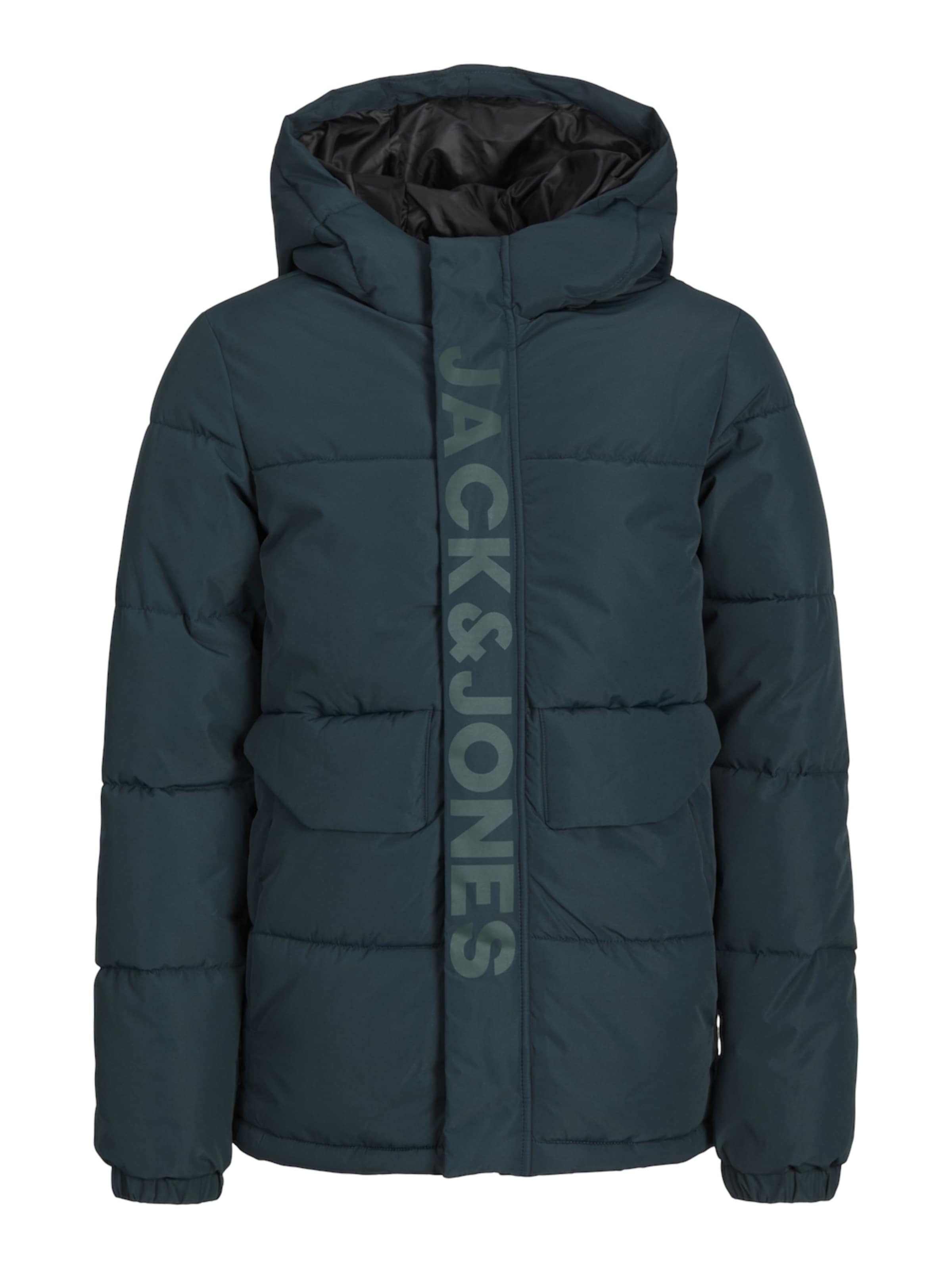 Jack & Jones Junior - Chaqueta de invierno 'JCOSpeed' en verde: frente