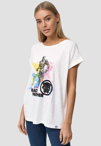 Recovered Shirt 'Black Panther' in White