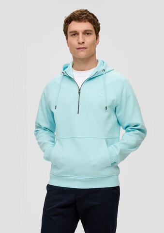 Sweat-shirt s.Oliver en bleu : devant