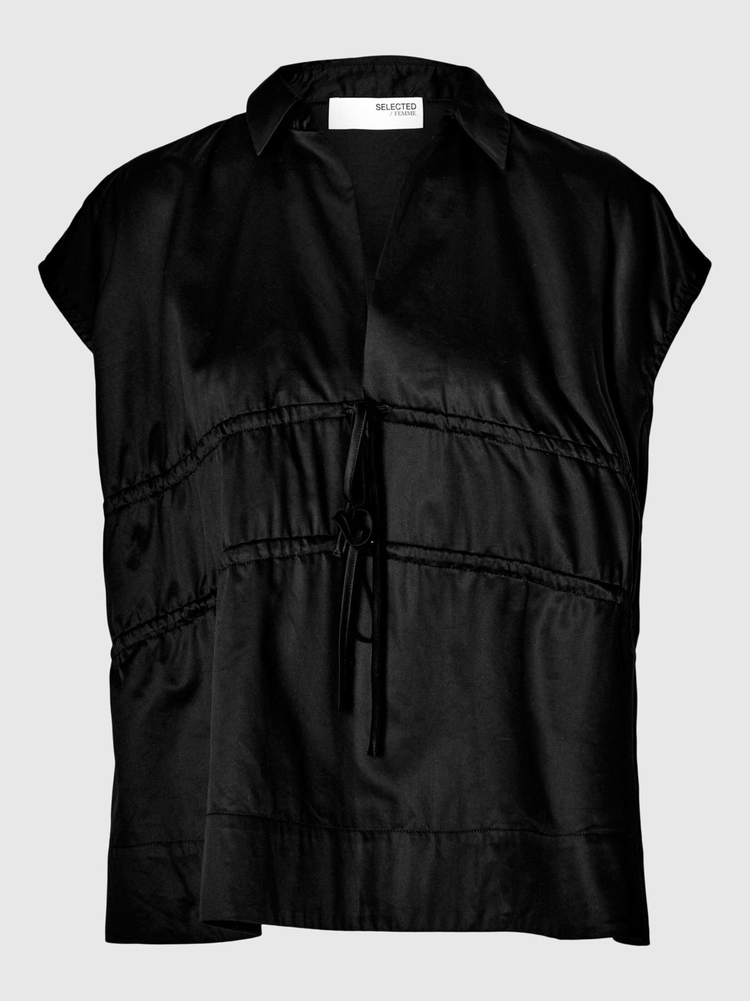 SELECTED Bluse i sort, Produktvisning