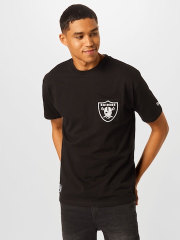 Maglietta 'Las Vegas Raiders' di NEW ERA in nero: frontale