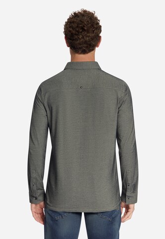 No Excess Regular fit Button Up Shirt in Grey