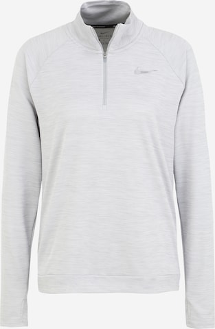 NIKE Функционална тениска 'Pacer' в сиво: отпред