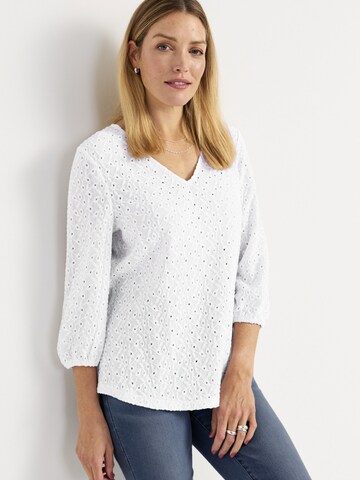 Cellbes of Sweden Shirt in Wit: voorkant