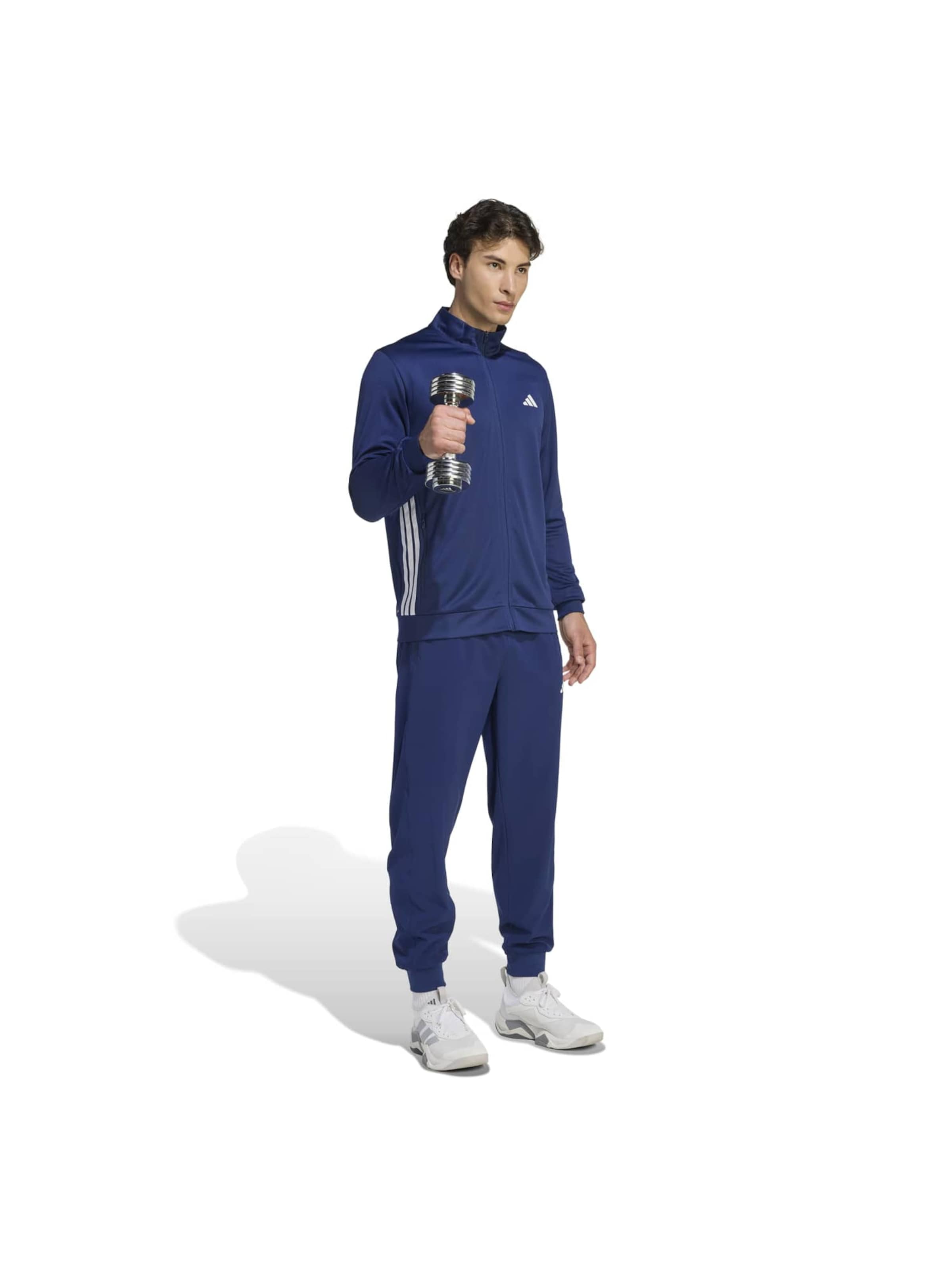 ADIDAS PERFORMANCE Tapered Sportbyxa i blå