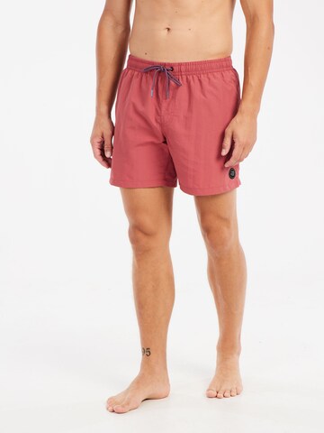 PROTEST Badeshorts 'FASTER' in Rot