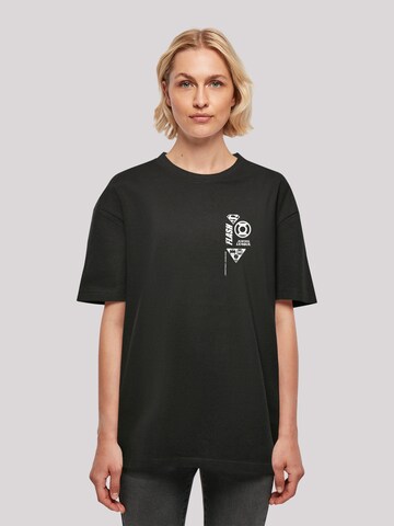 T-shirt 'DC Comics Justice League' F4NT4STIC en noir : devant