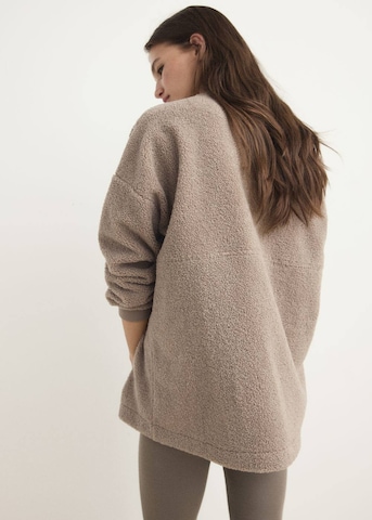MANGO Sweatshirt 'Coma' in Brown