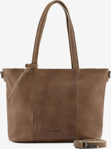 FREDsBRUDER Shoulder bag 'My Forever Friend' in Brown: front