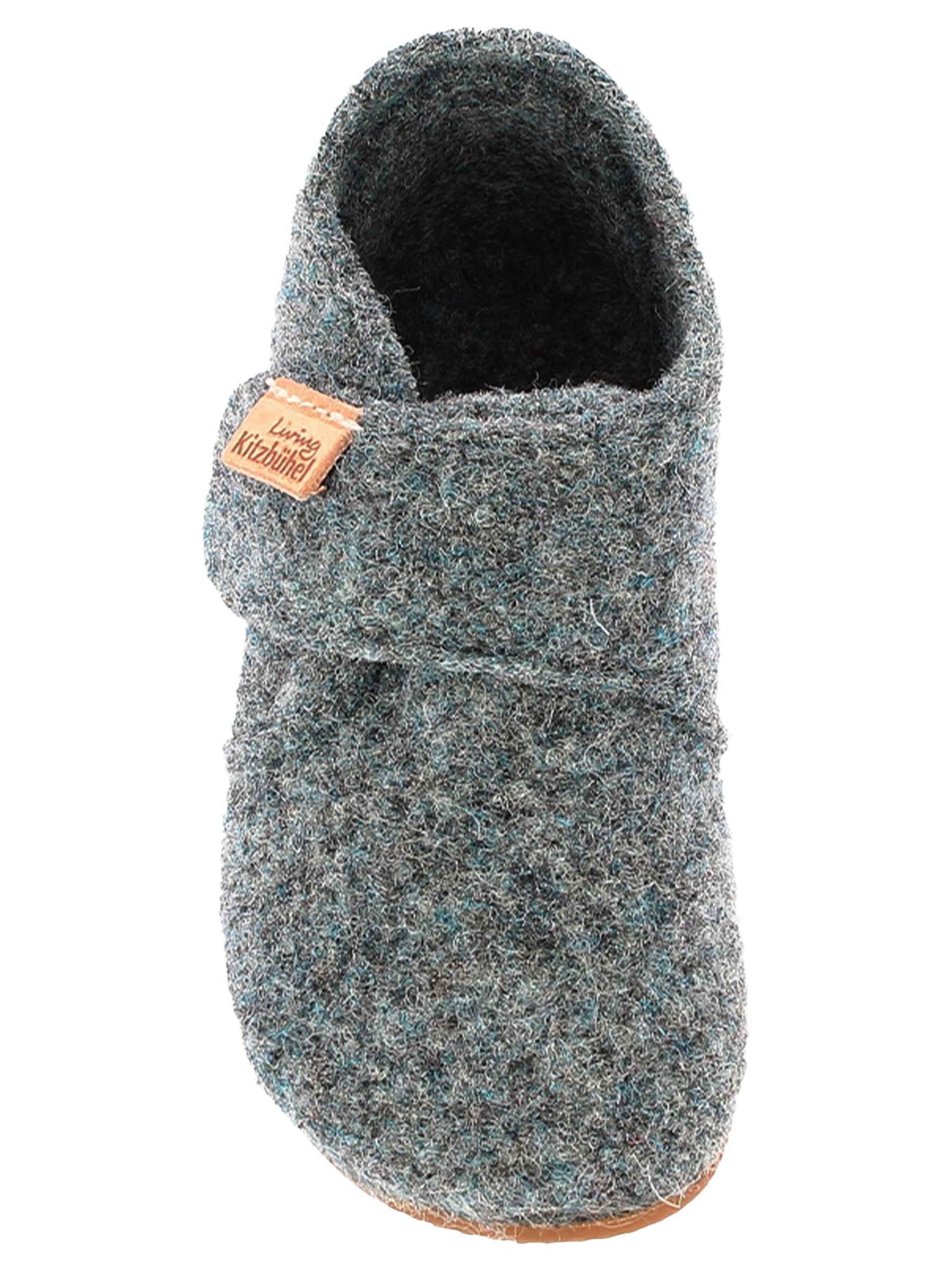 Living Kitzbühel Slipper 'Filz' in Grey
