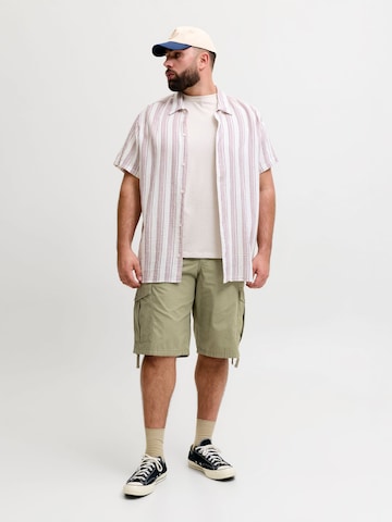 Jack & Jones Plus Baggy Cargobukser i grøn