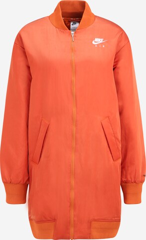 Nike Sportswear Přechodná bunda – oranžová: přední strana