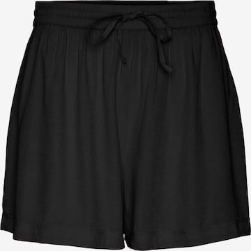 Vero Moda Tall Regular Shorts 'Bumpy' in Schwarz: predná strana