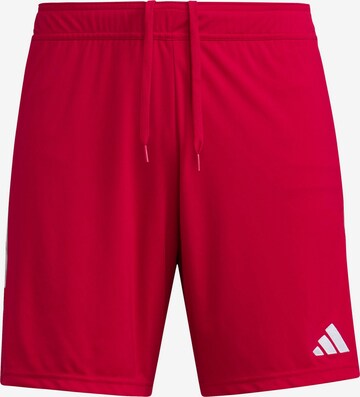 ADIDAS PERFORMANCE Regular Workout Pants 'Tiro 23 League' in Red: front