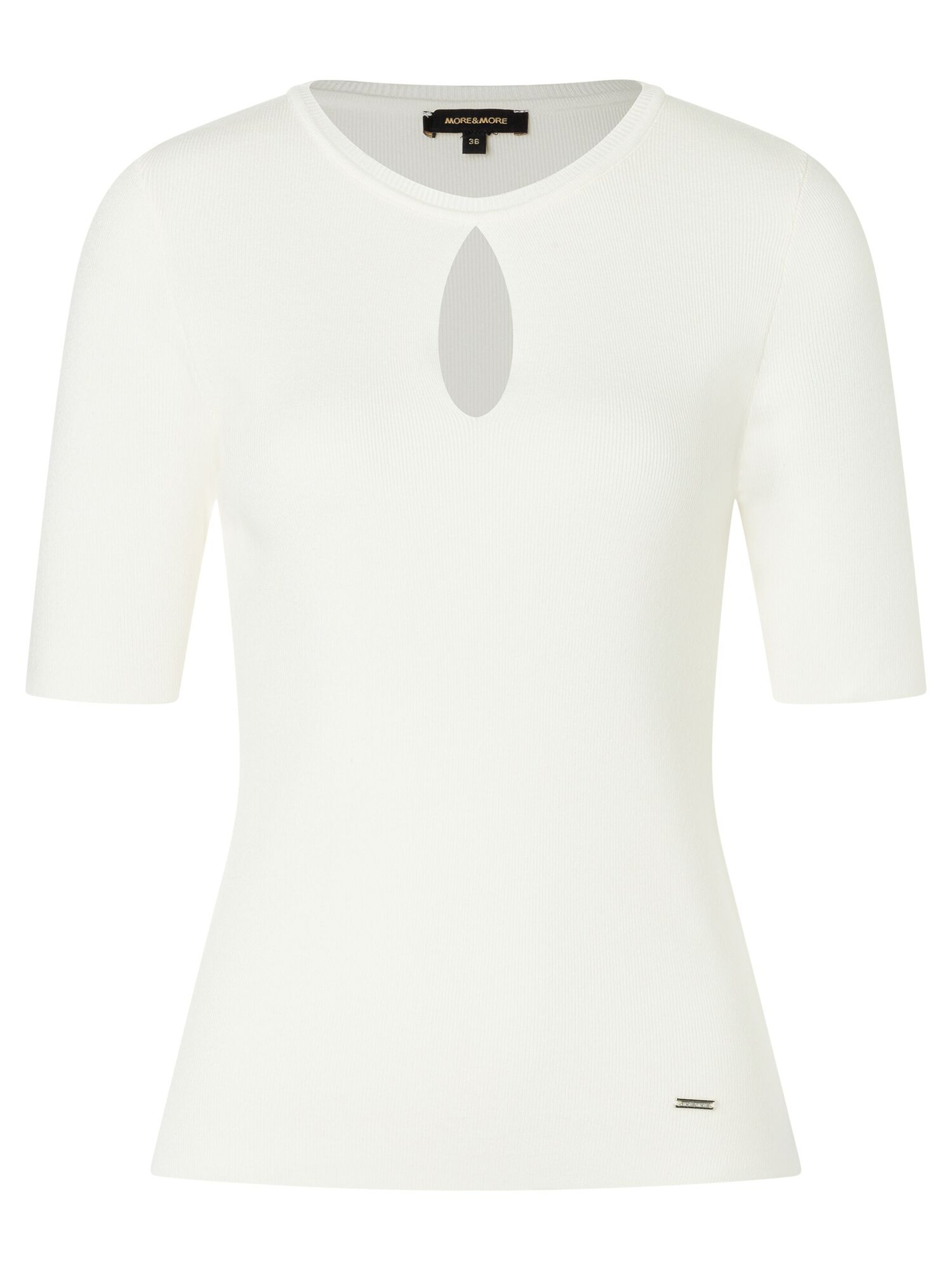 MORE & MORE Pullover in Weiß: Vorderseite