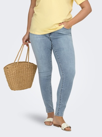 ONLY Carmakoma Skinny Jeans 'CARSally' in Blauw: voorkant