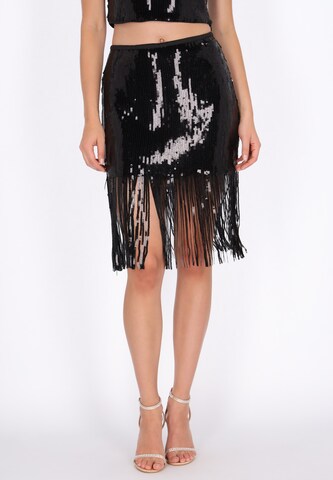 myMo at night - Saia em preto: frente