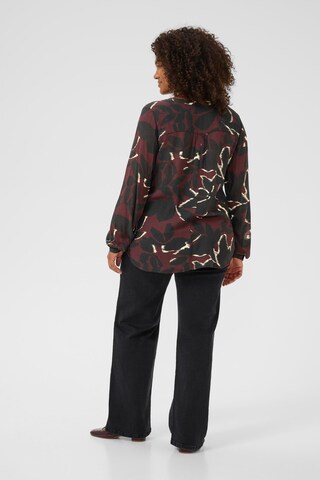 KAFFE CURVE Blus 'KCAmi' i lila