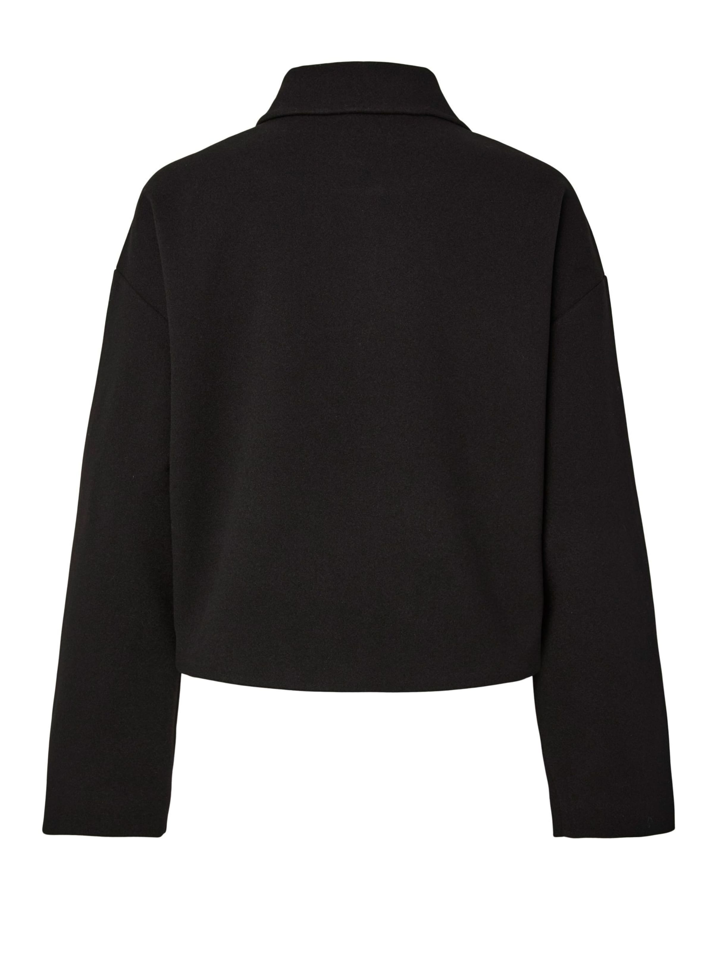 Cappotto di mezza stagione di PIECES in nero