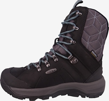 Boots KEEN en noir : devant