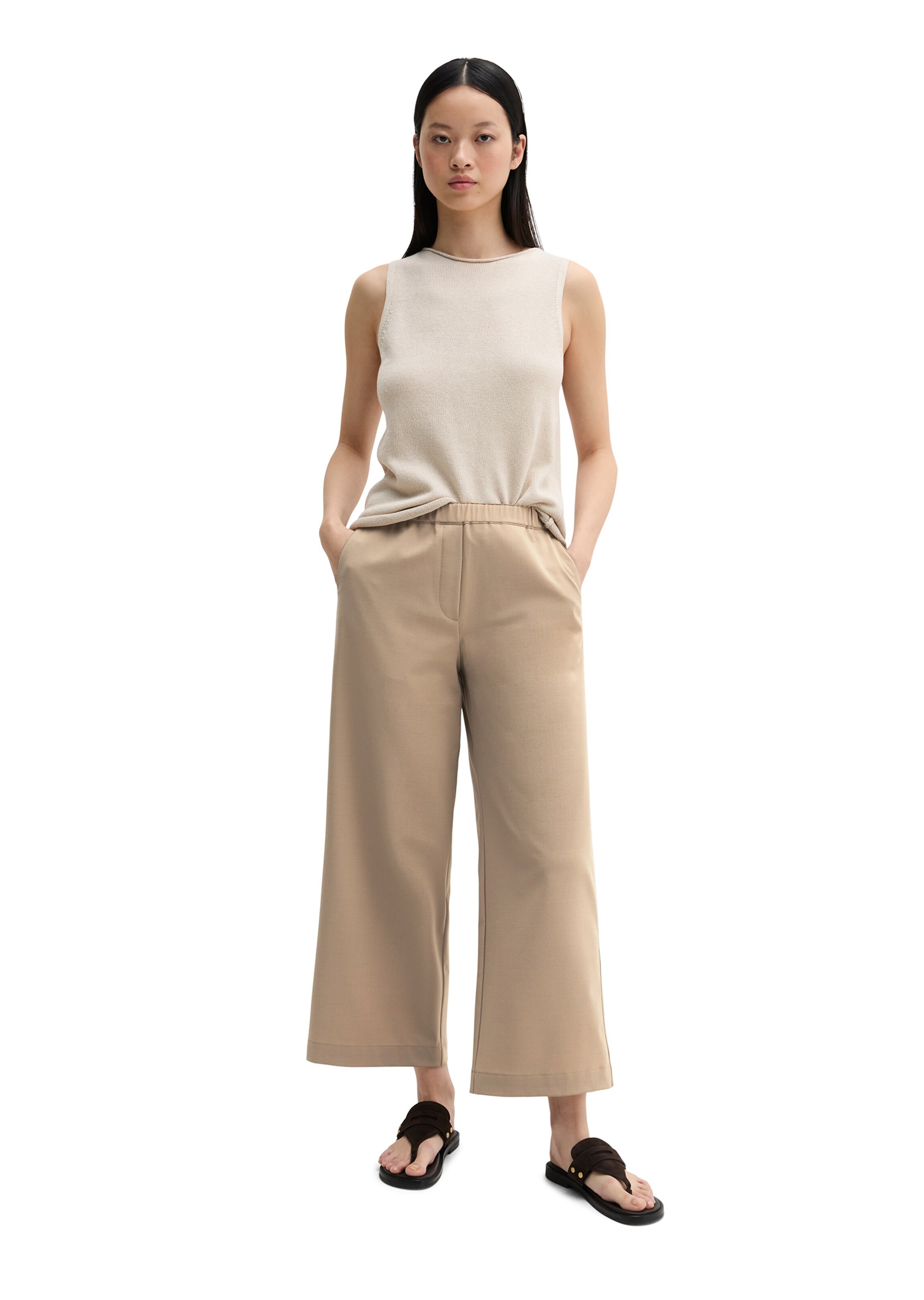 Regular Pantalon Marc O'Polo en marron : devant