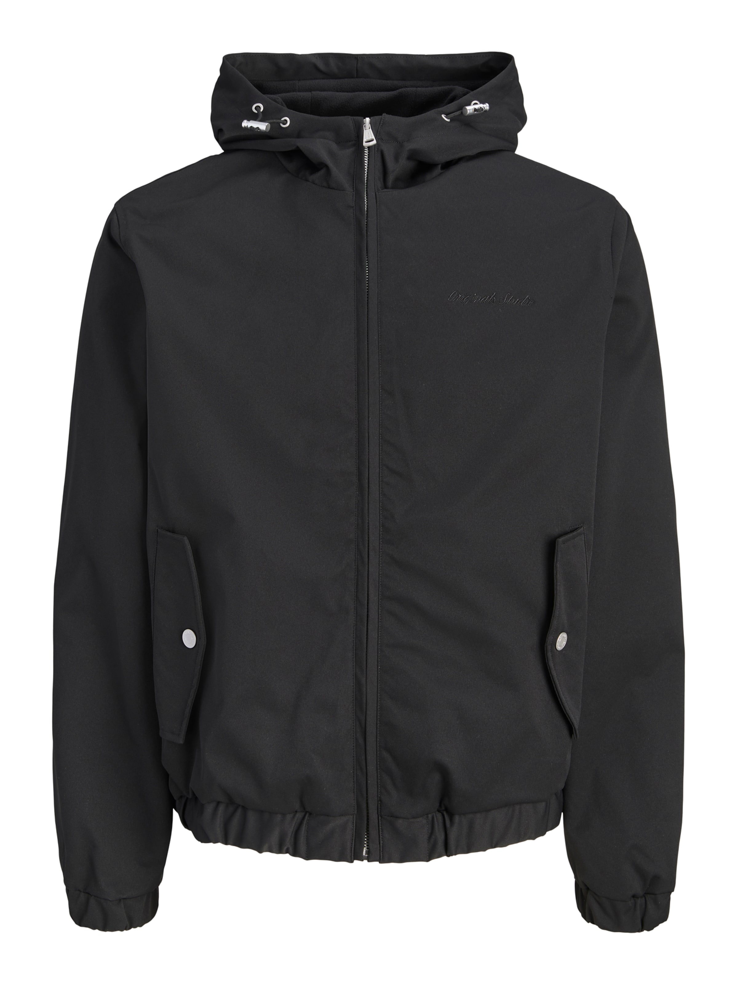 JACK & JONES Tussenjas 'JORNORREBRO' in Zwart: voorkant