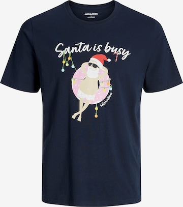 Jack & Jones Plus Shirt in Blue: front