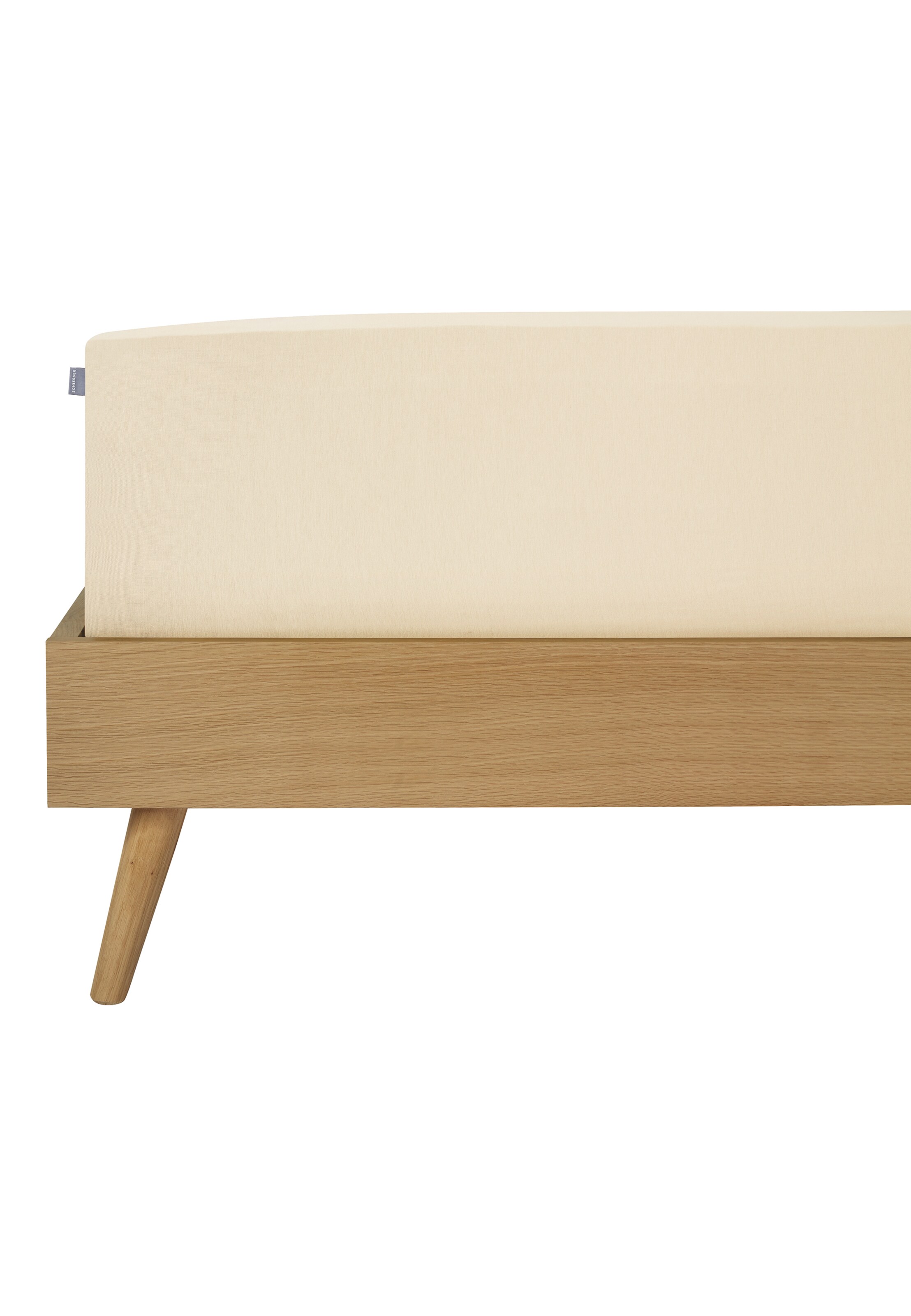 SCHIESSER Bed Sheet 'Elli' in Beige