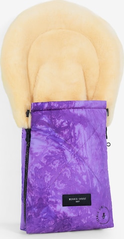 Werner Christ Baby Fußsack 'OSLO ICONIC LINE' in Lila: Vorderseite