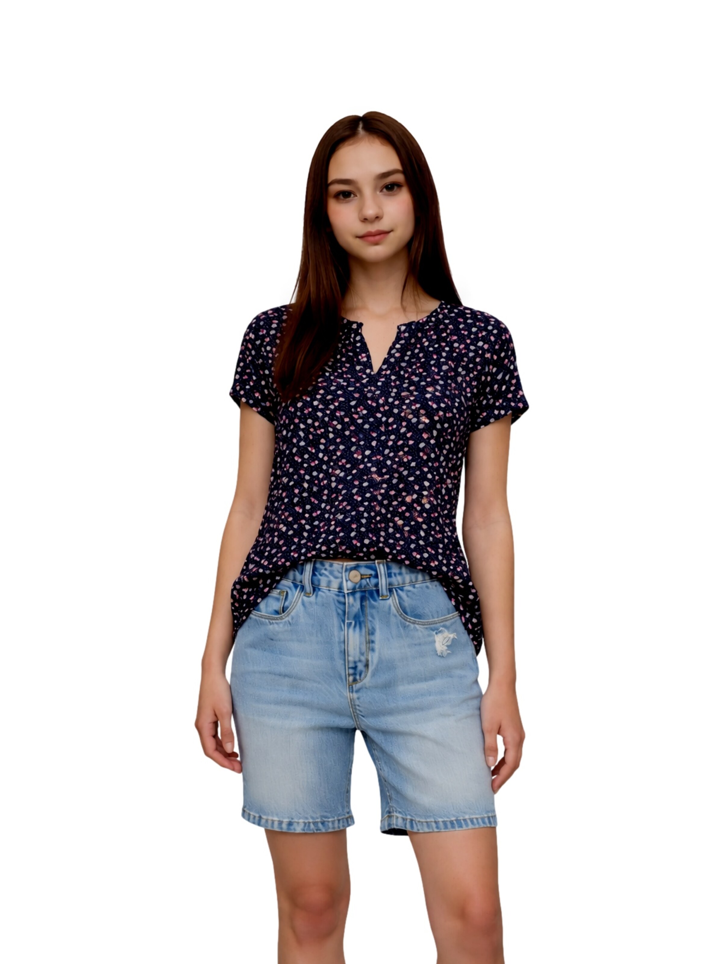 TOM TAILOR Bluse in Blau: Vorderseite