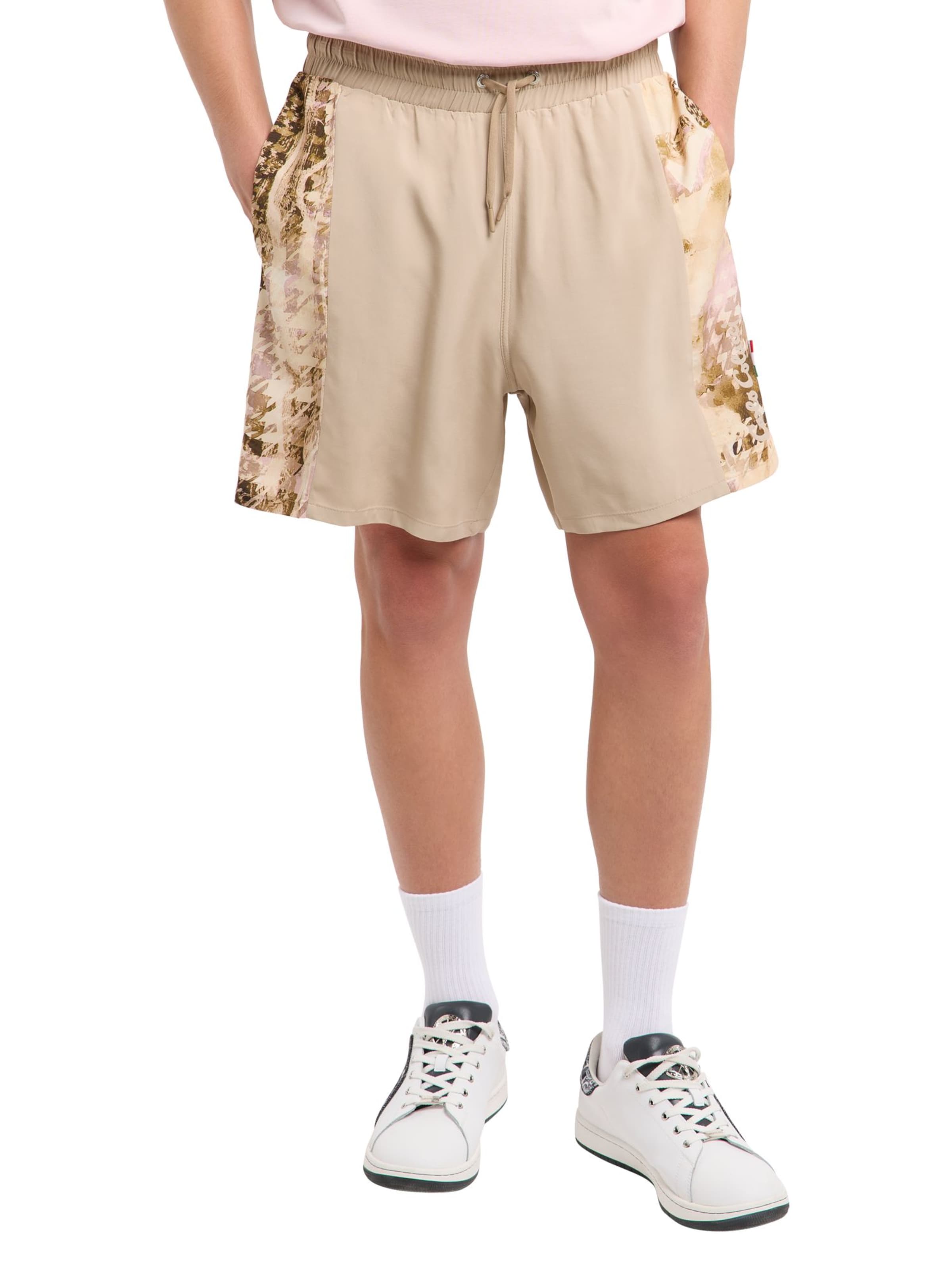 Regular Pantalon 'Feil' Carlo Colucci en beige : devant