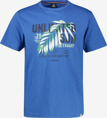 T-Shirt LERROS en bleu : devant