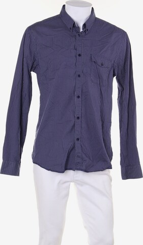 SELECTED HOMME Button Up Shirt in XL in Blue: front