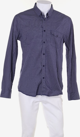 SELECTED HOMME Button Up Shirt in XL in Blue: front