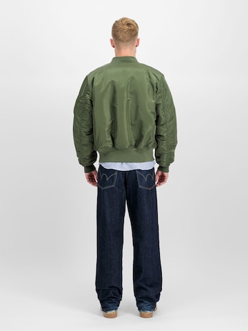 ALPHA INDUSTRIES Přechodná bunda 'MA-1 Heritage' – zelená