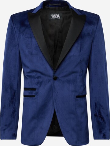 Karl Lagerfeld Regular fit Colbert 'FORTUNE' in Blauw: voorkant